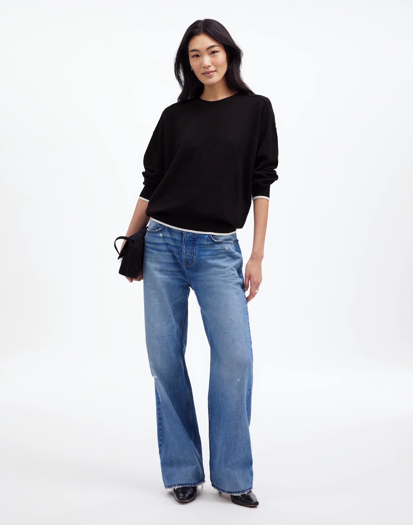 Merino Wool Pullover Sweater Product Image