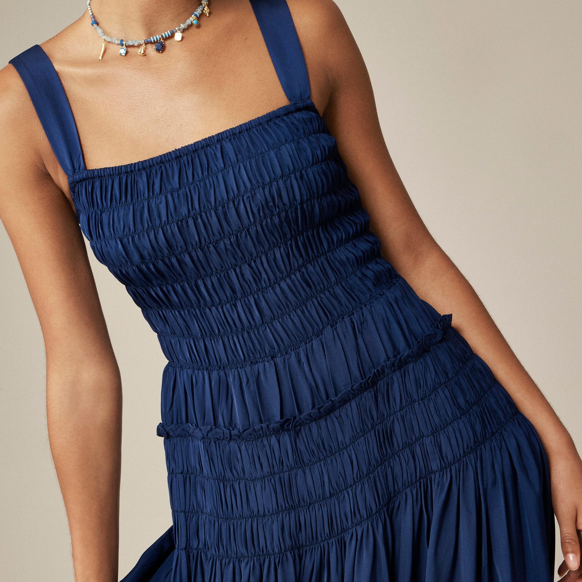 Smocked midi dress Product Image