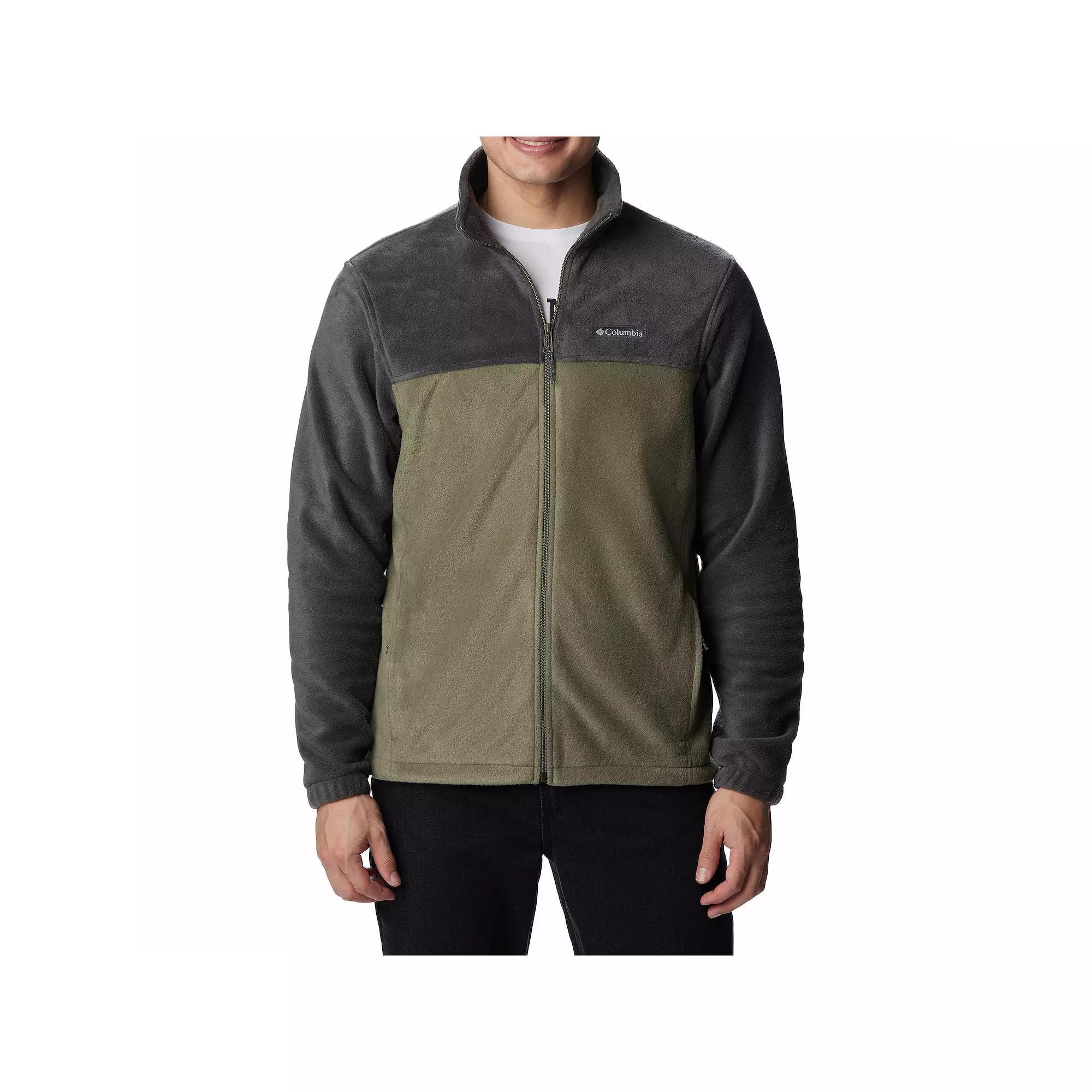 Men's Columbia Steens Mountain™ Full-Zip Fleece Jacket, Size: XXL, Black Grill Product Image