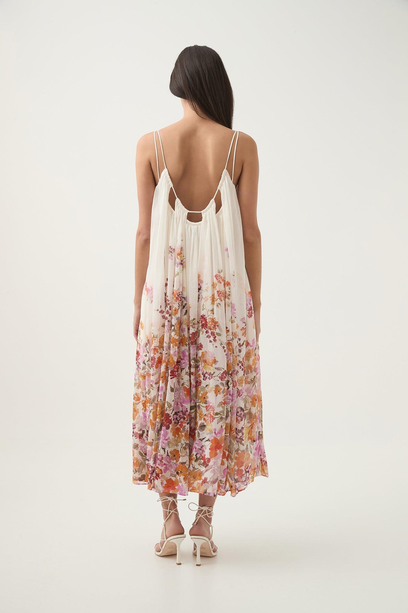 Boeri Border Print Midi Dress Product Image