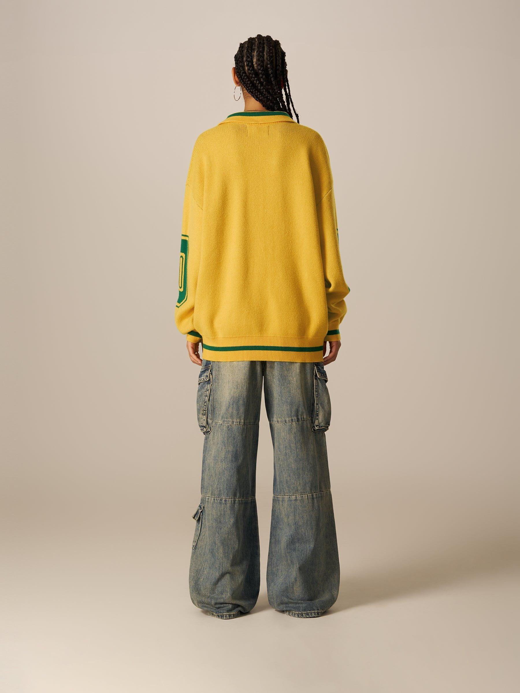 Aelfric Eden Number Graphic Polo Sweater Product Image