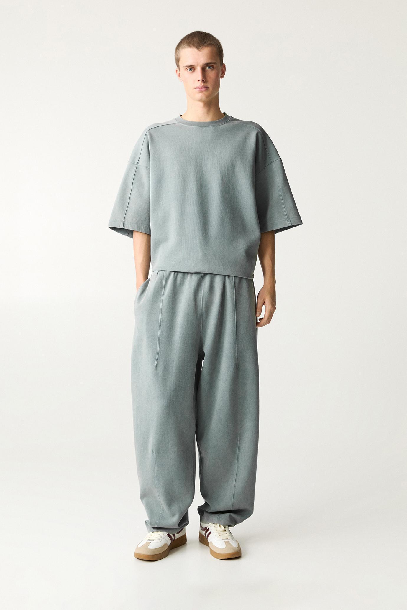 Super baggy interlock tracksuit bottoms Product Image