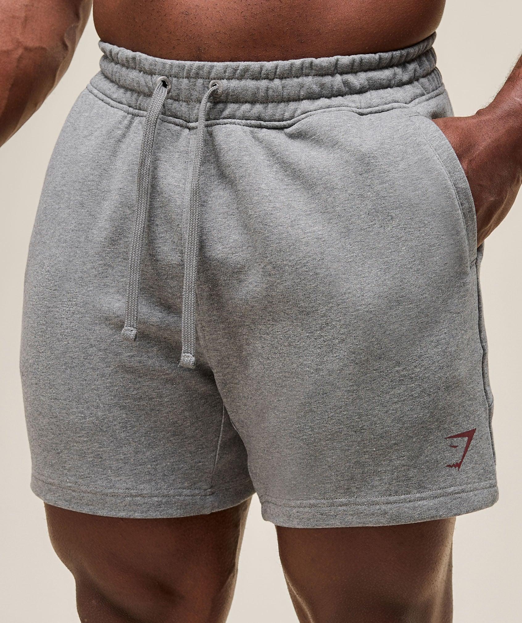Gymshark Power 5" Shorts - Charcoal Core Marl Male Product Image