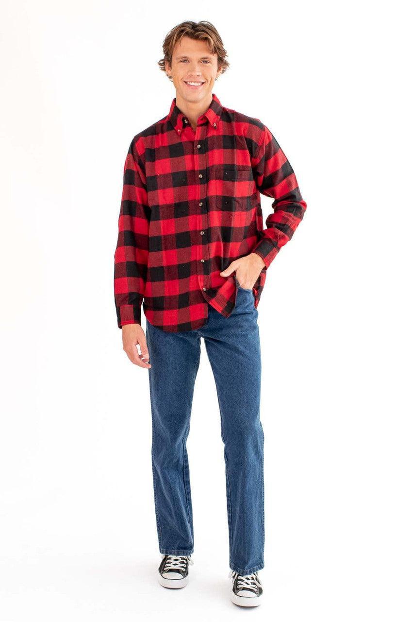 1 Pocket Buffalo Flannel Button Up Shirt Product Image