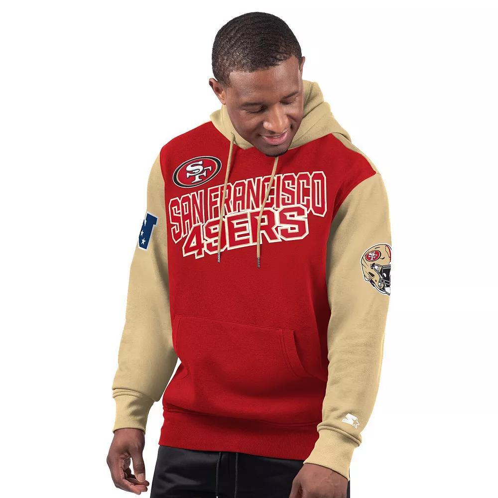 Men's Starter Scarlet San Francisco 49ers Extreme Pullover Hoodie, Size: XL, Red Product Image