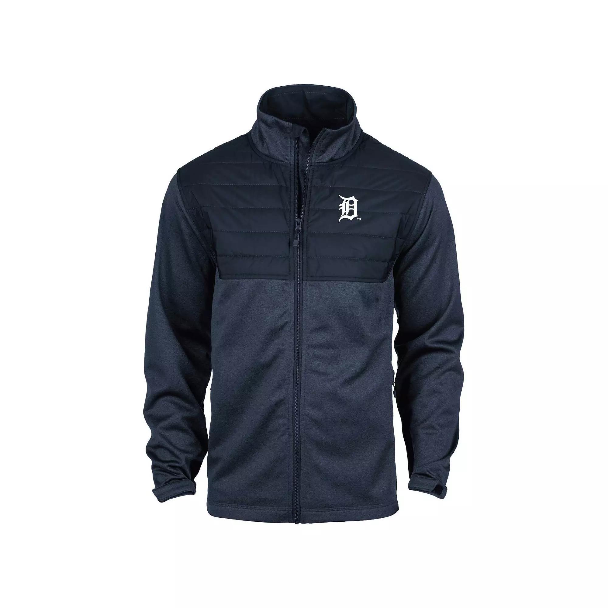 Men's Dunbrooke Heather Navy Detroit Tigers Explorer Full-Zip Jacket,  Product Image