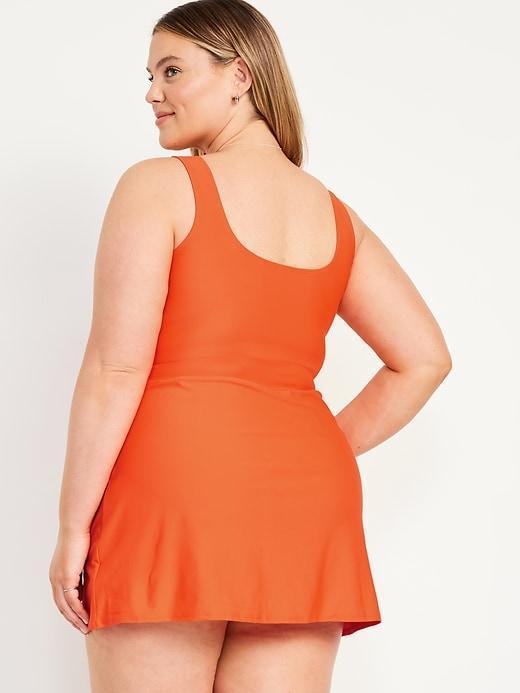 Side-Tie Swim Dress Product Image