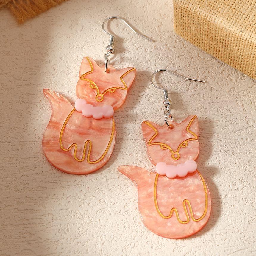 Acrylic Animal Drop Earring Product Image