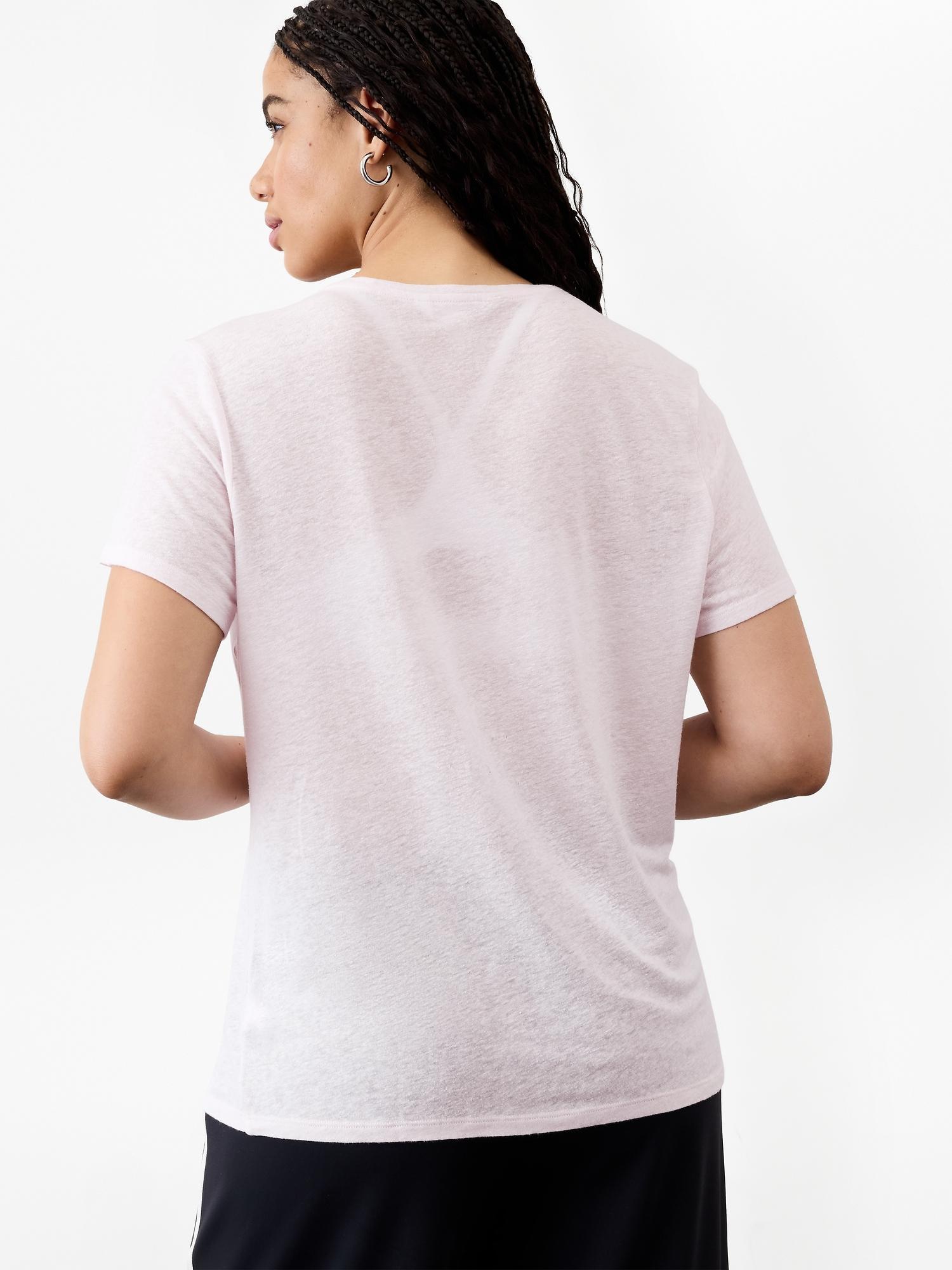 Getaway Linen Blend Tee Product Image