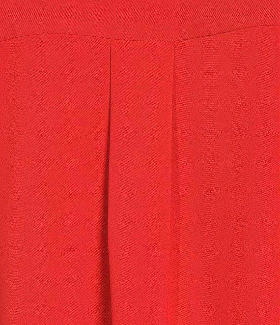 Alex Marie Piper Lightweight Soft Crepe de Chine Point Collar Long Sleeve Button Front Top Product Image