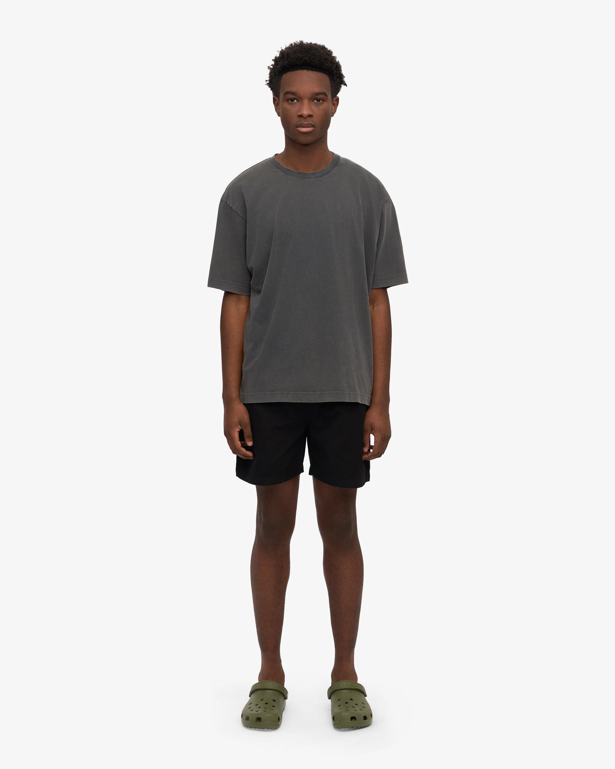 Oversized Organic T-Shirt - Lava Grey Product Image