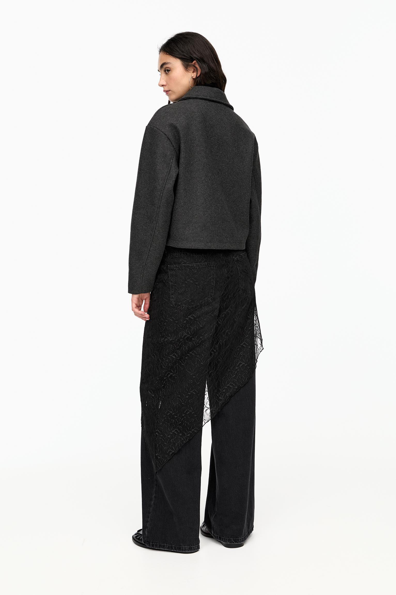 Soft touch cropped jacket Product Image