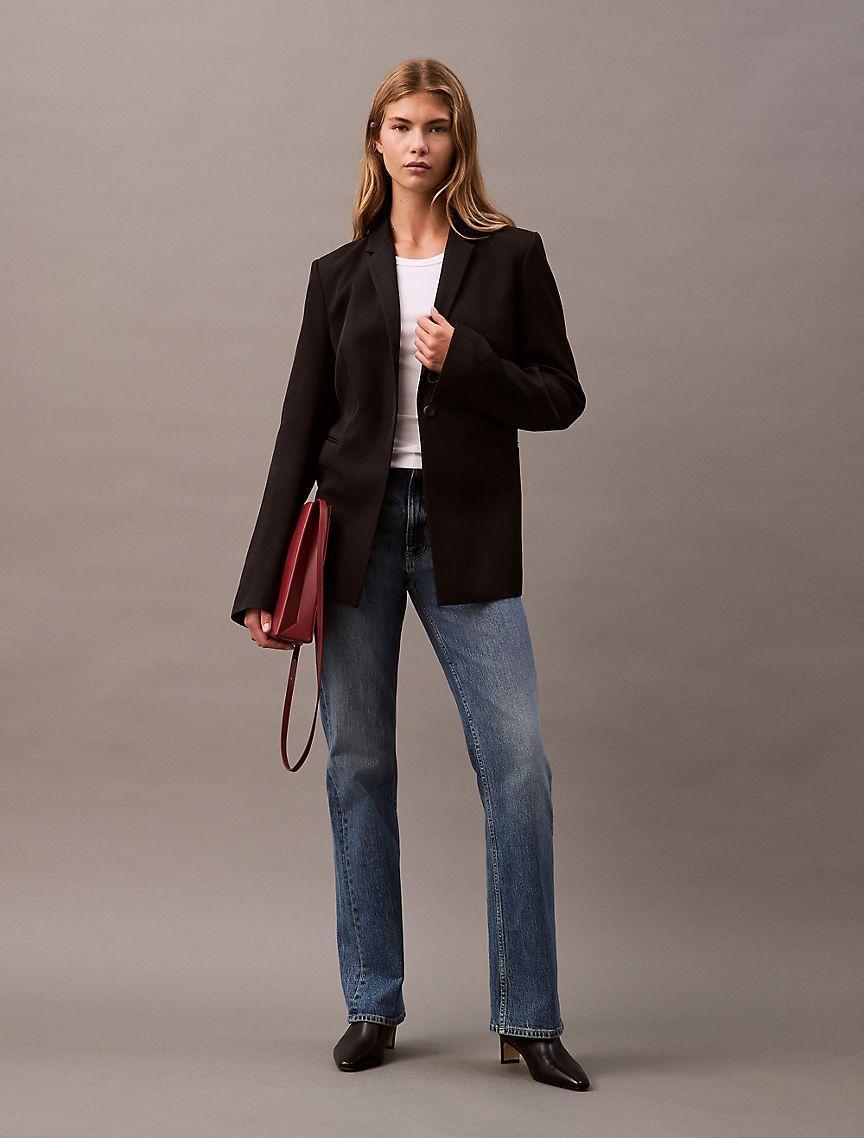 Tailored Rayon Blazer Product Image