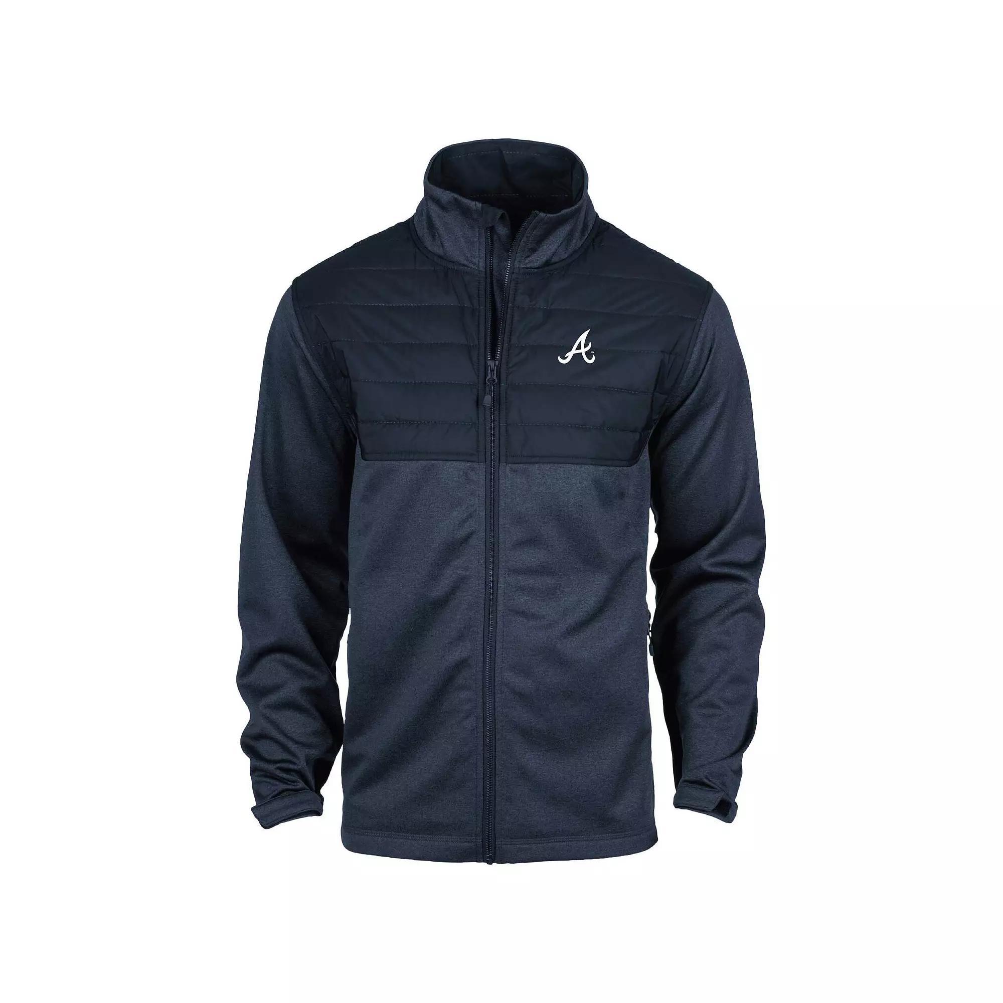 Men's Dunbrooke Heather Navy Detroit Tigers Explorer Full-Zip Jacket,  Product Image