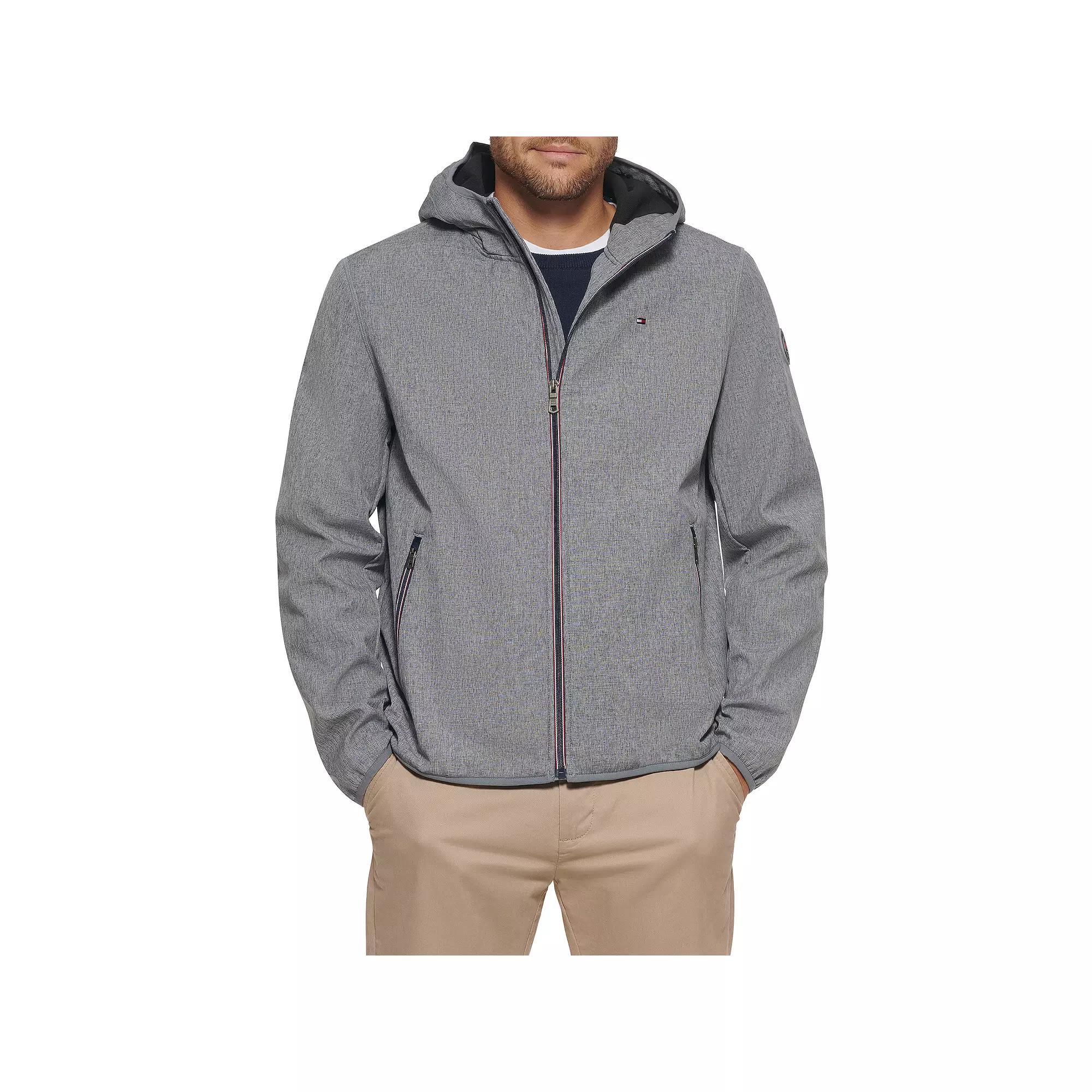Mens Tommy Hilfiger Hooded Softshell Jacket Product Image
