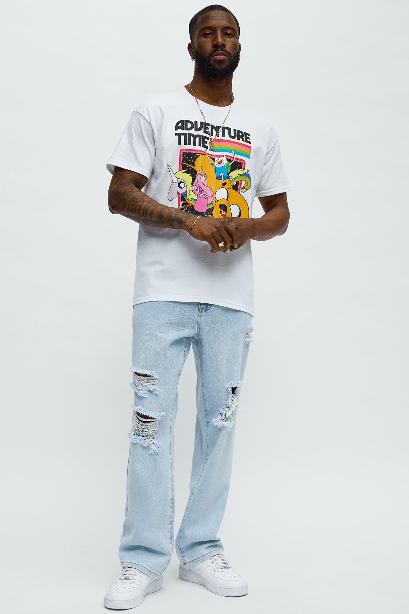 Adventure Time Short Sleeve Tee - White Product Image