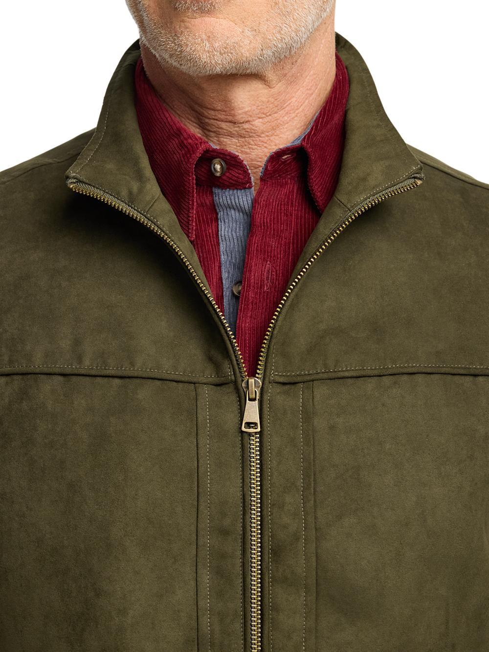 Microsuede Vest - Green Product Image