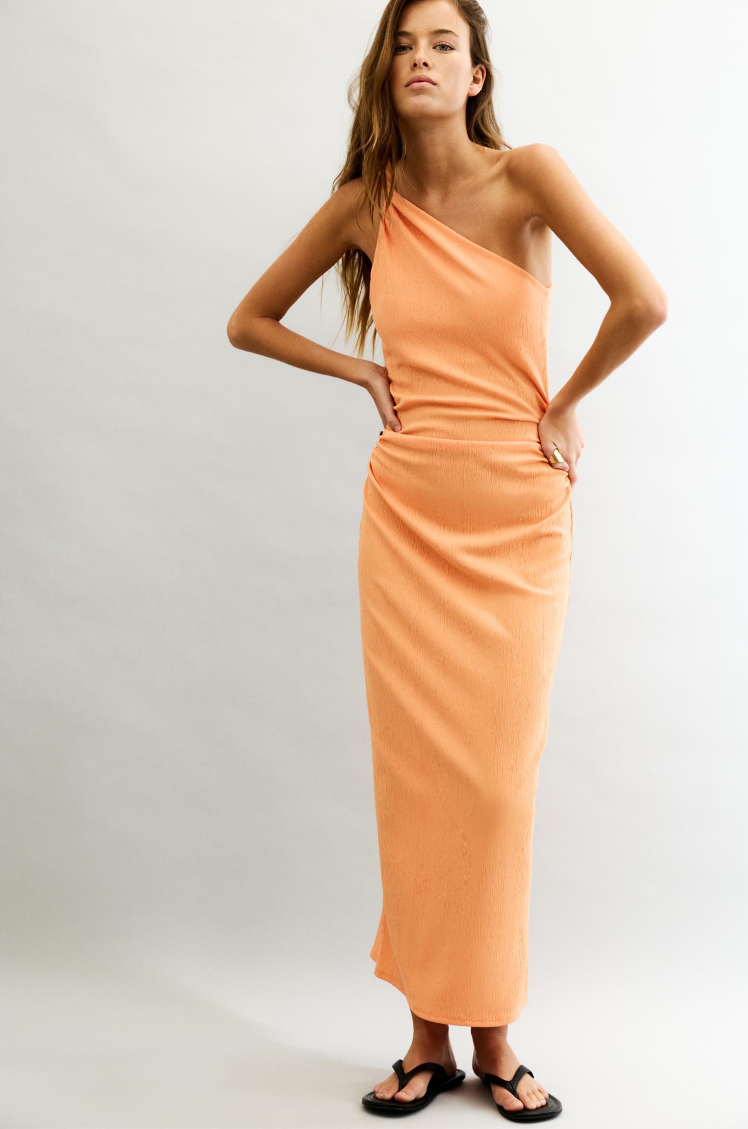 Asymmetric midi dress Product Image