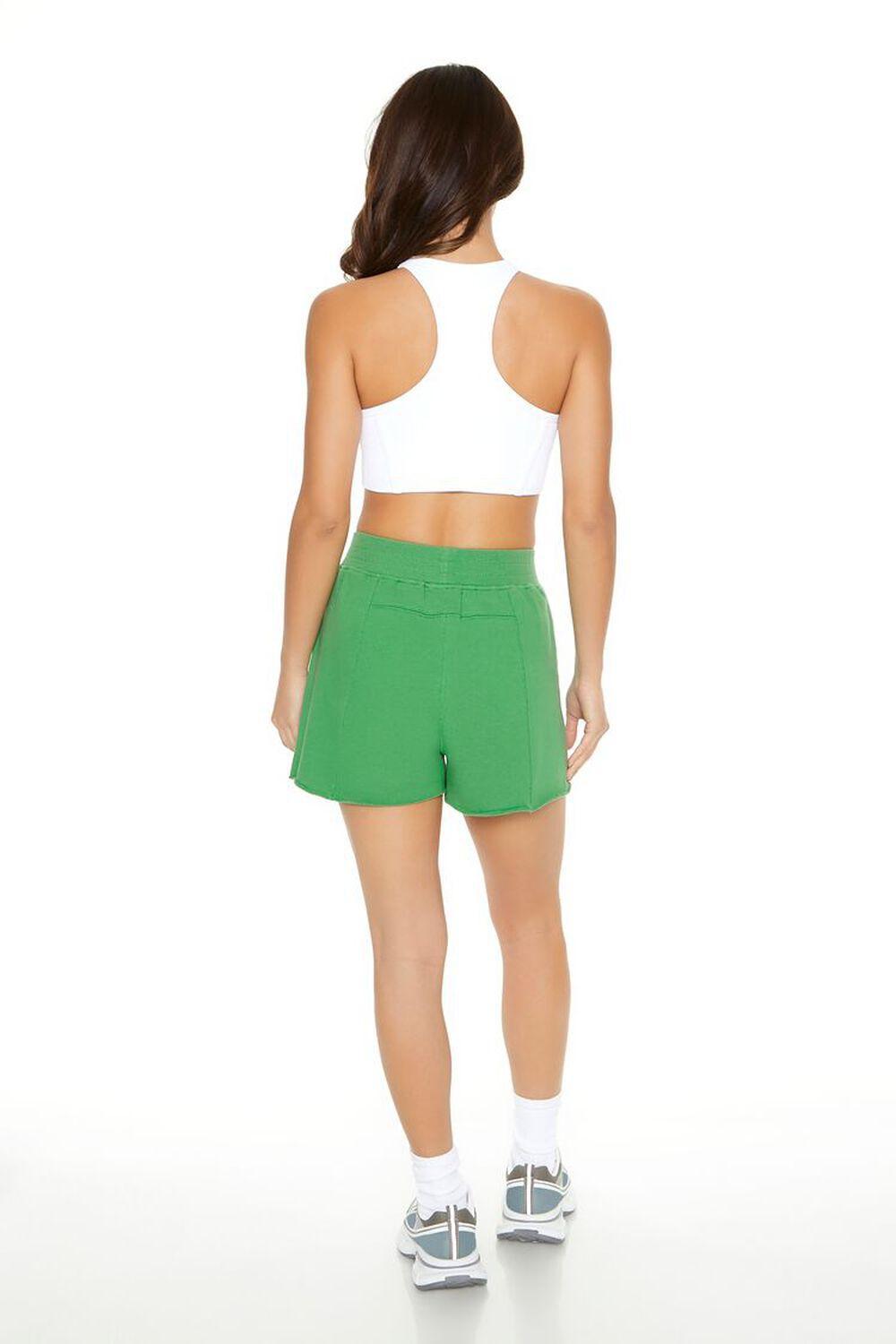 Active French Terry Raw-Cut Shorts | Forever 21 Product Image