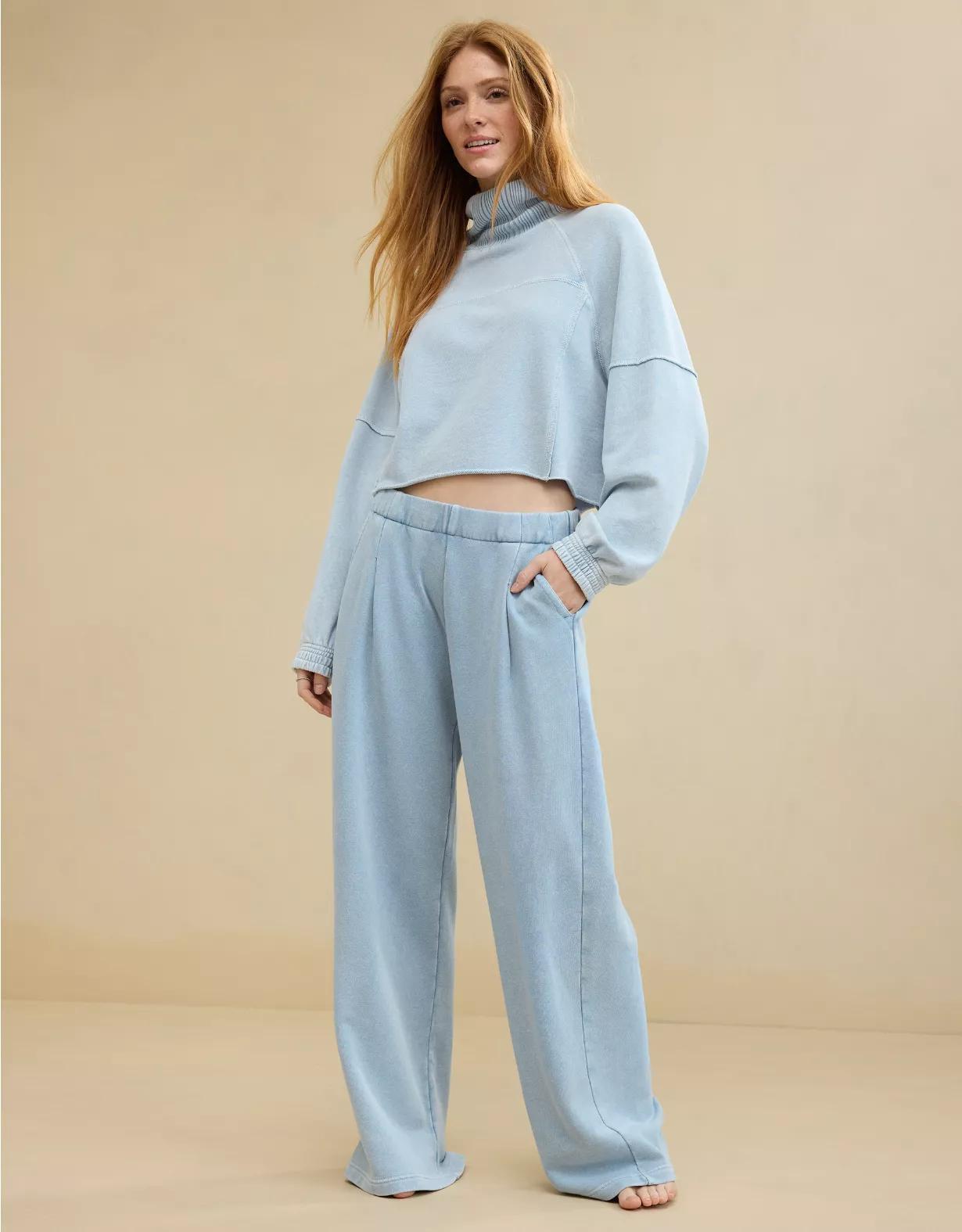 Aerie Cozy New Heights Fleece Trouser Product Image