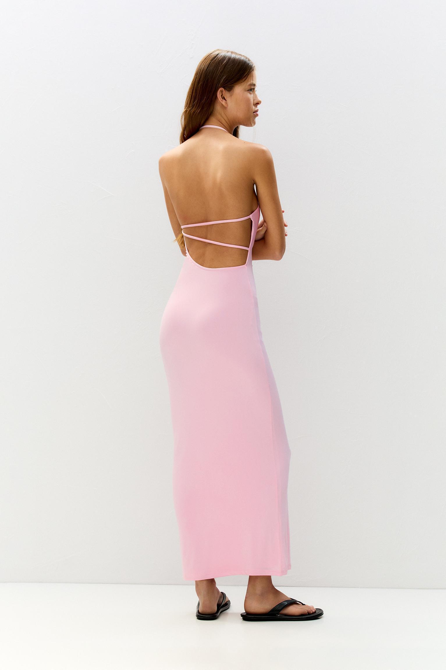 Asymmetric midi gathered dress Product Image