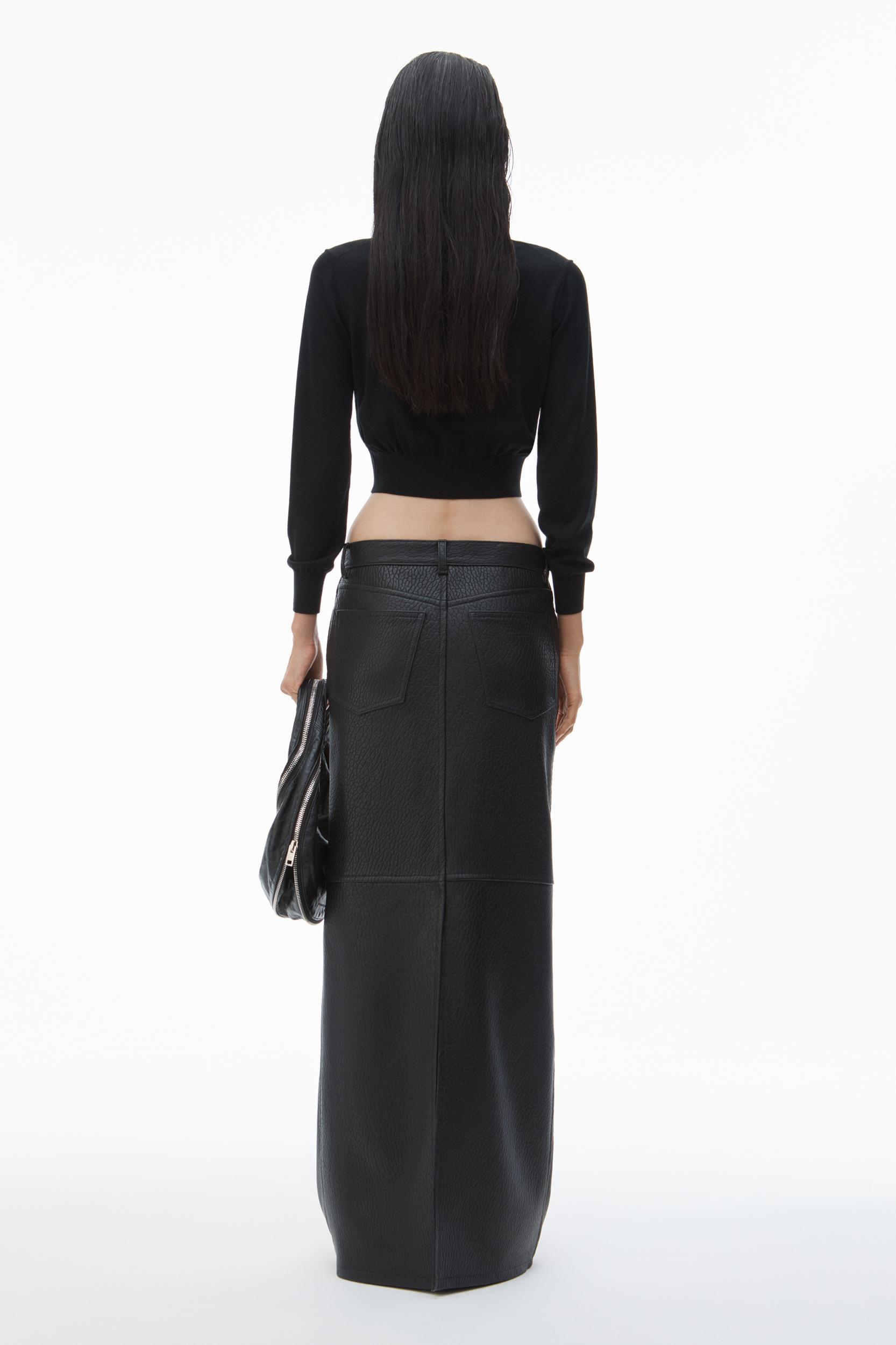 Logo Cropped Cardi In Superfine Merino Product Image