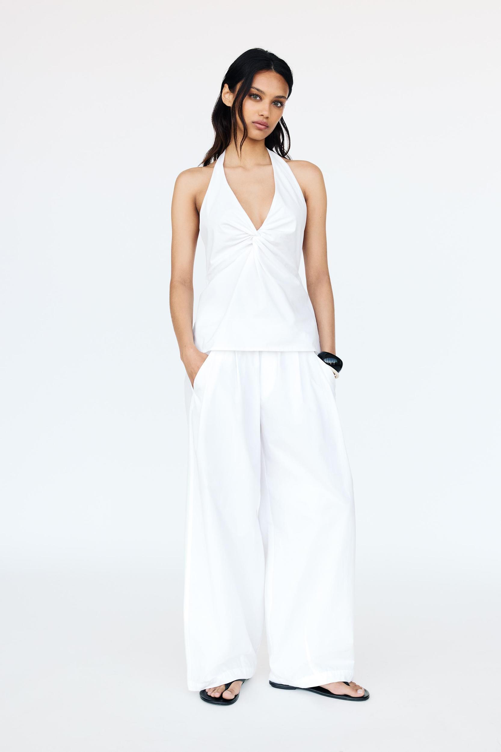 V-neck halter top Product Image