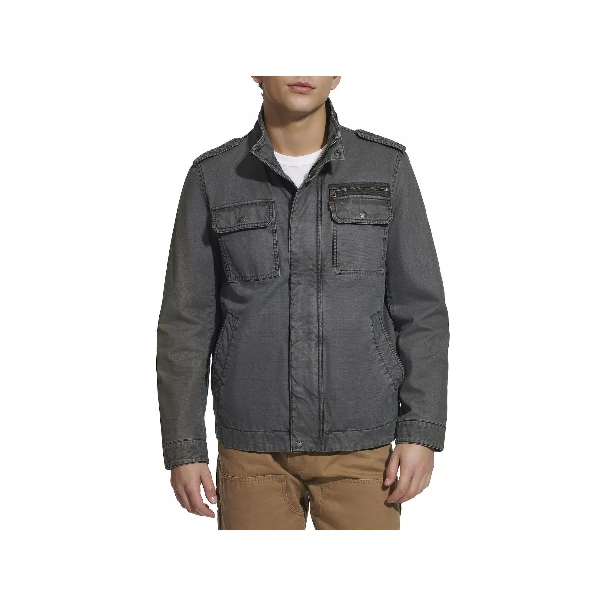 Men's Levi's® Unfilled Cotton Military Jacket, Size: Small, Grey Product Image
