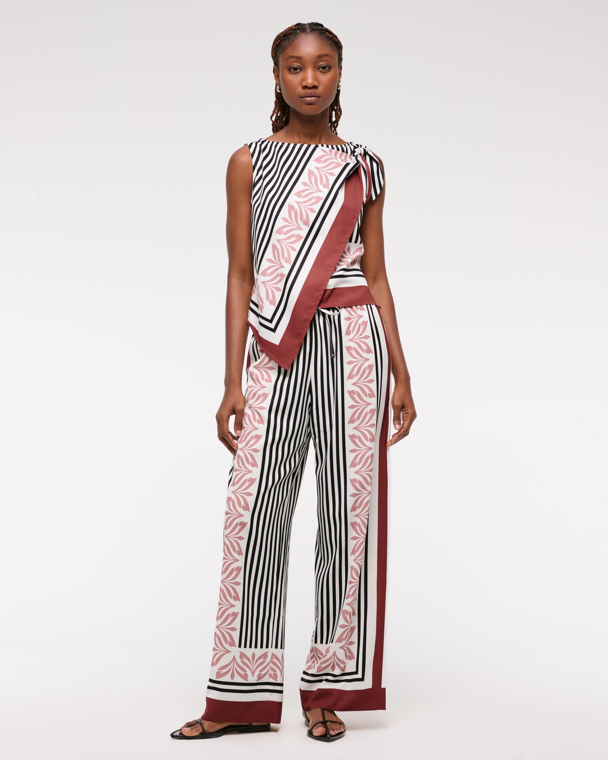 Drapey Wide Leg Pull-On Pant Product Image