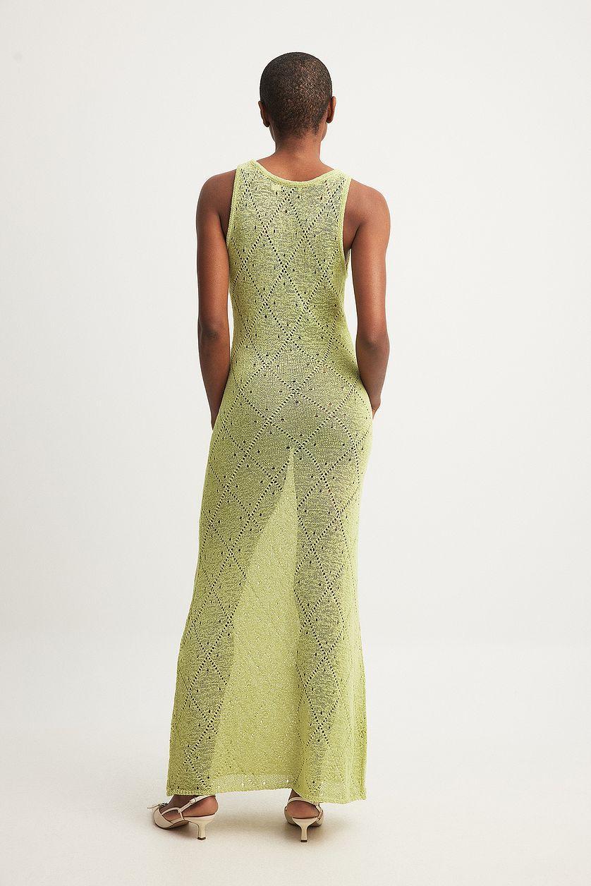 Crochet Knitted Maxi Dress Product Image