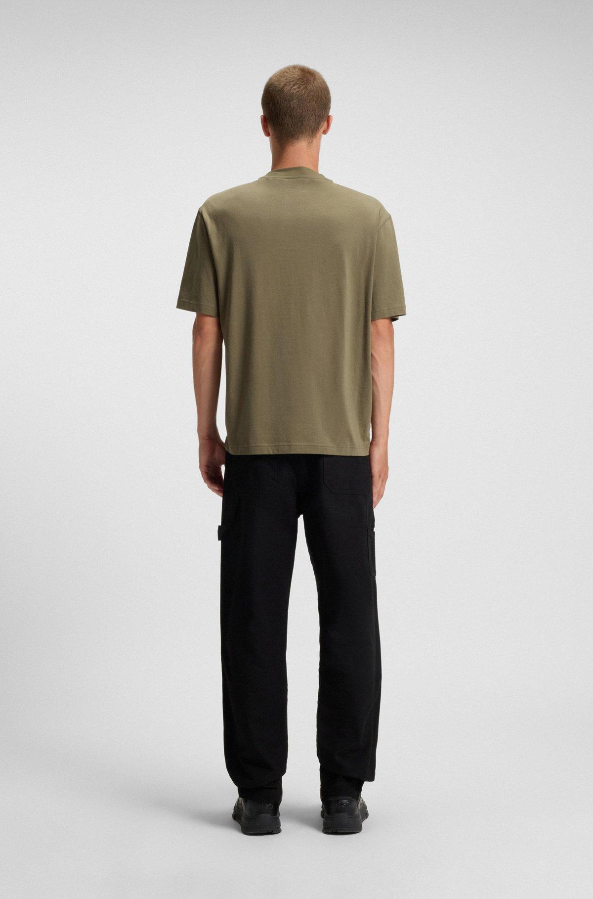 All-gender cotton-jersey T-shirt with graphic print Product Image