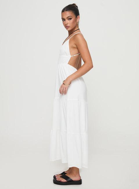Mckew Maxi Dress White Product Image