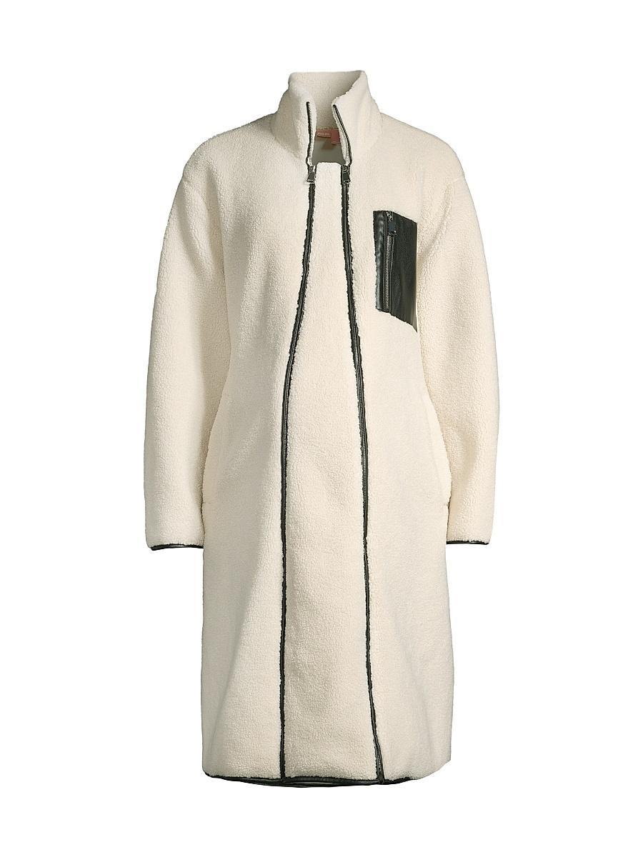 Womens Teddi Longline Coat Product Image