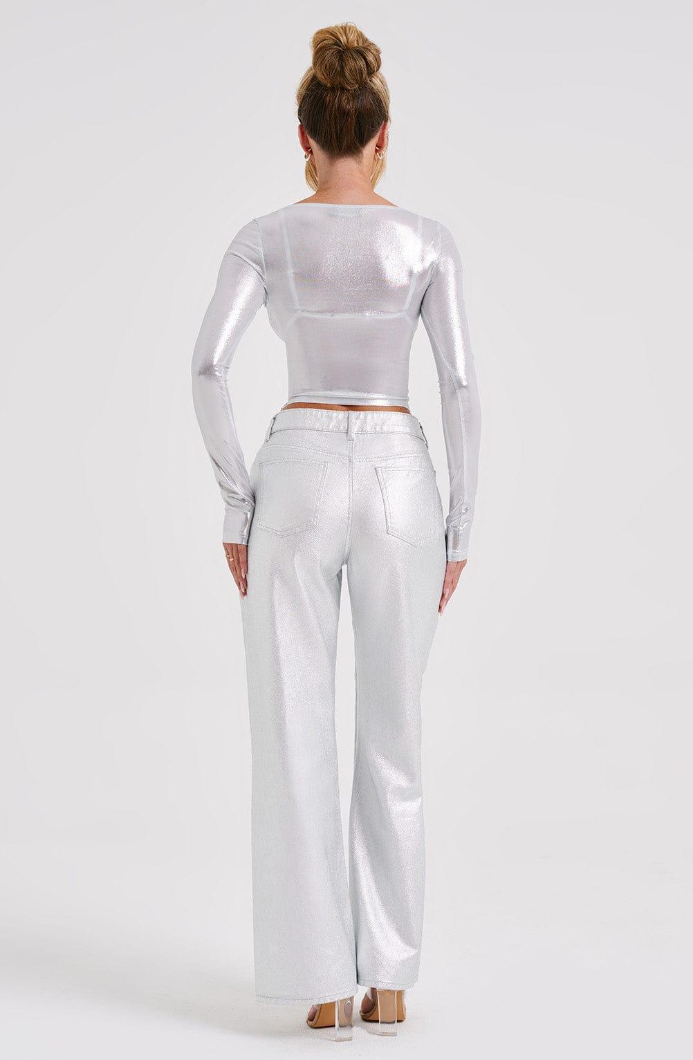 Cassidy Pant - Silver Product Image