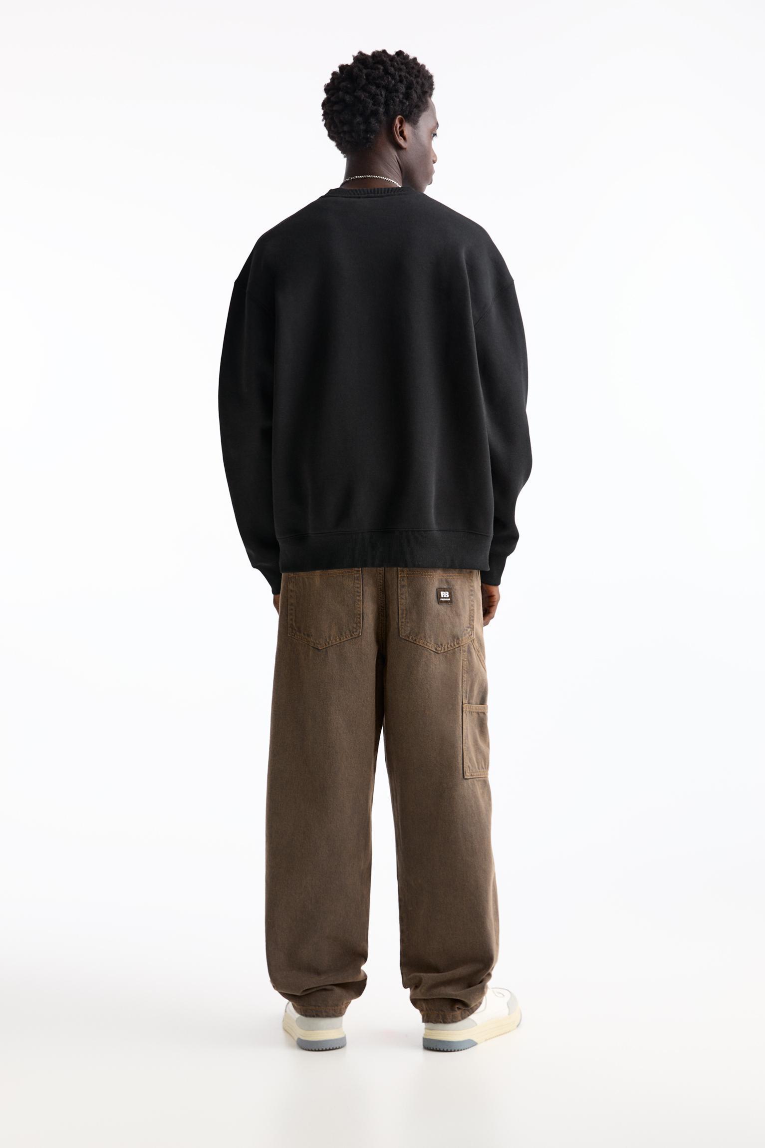 Basic crew neck sweatshirt Product Image
