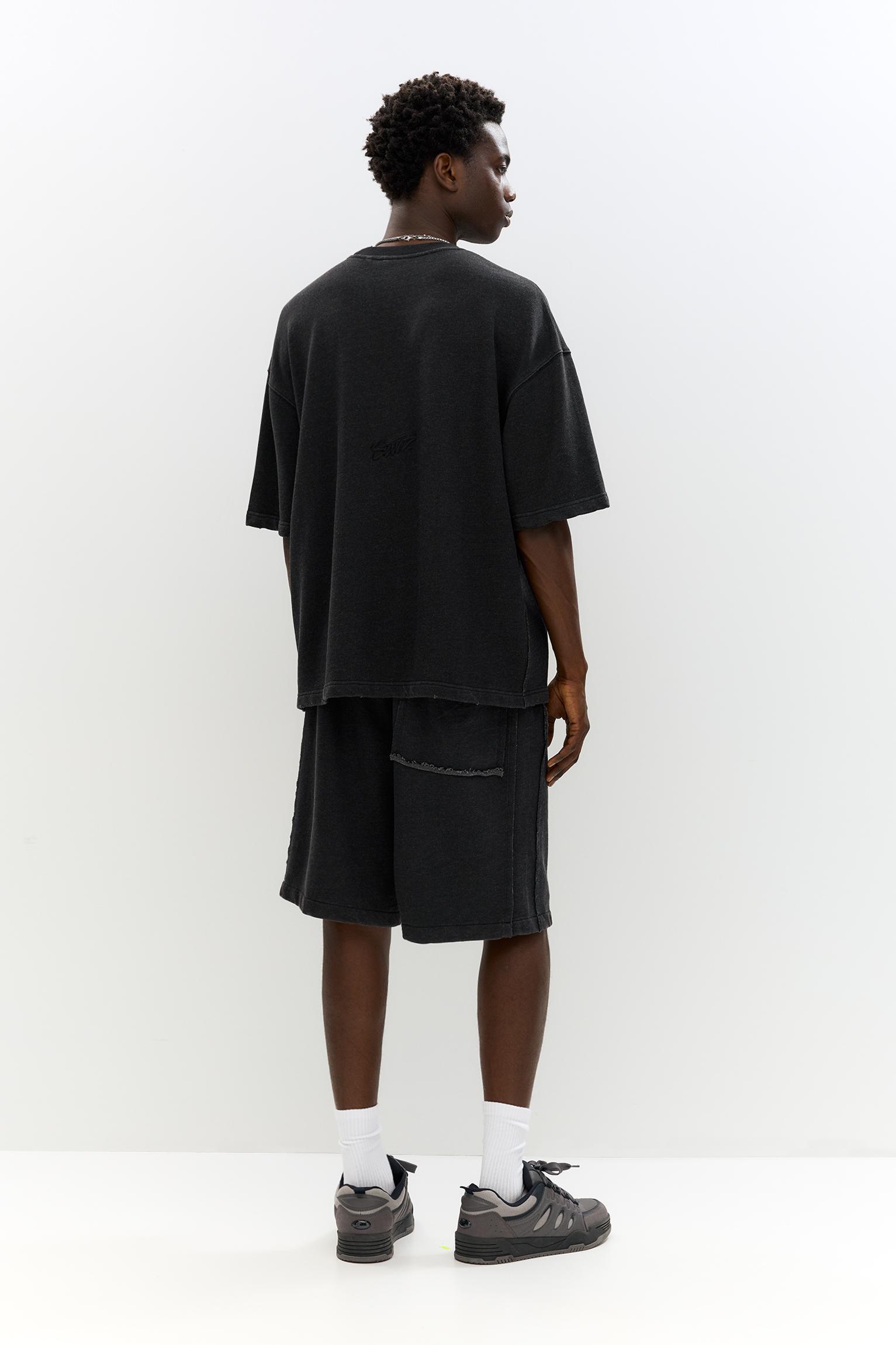 STWD washed Bermuda short sweatpants Product Image