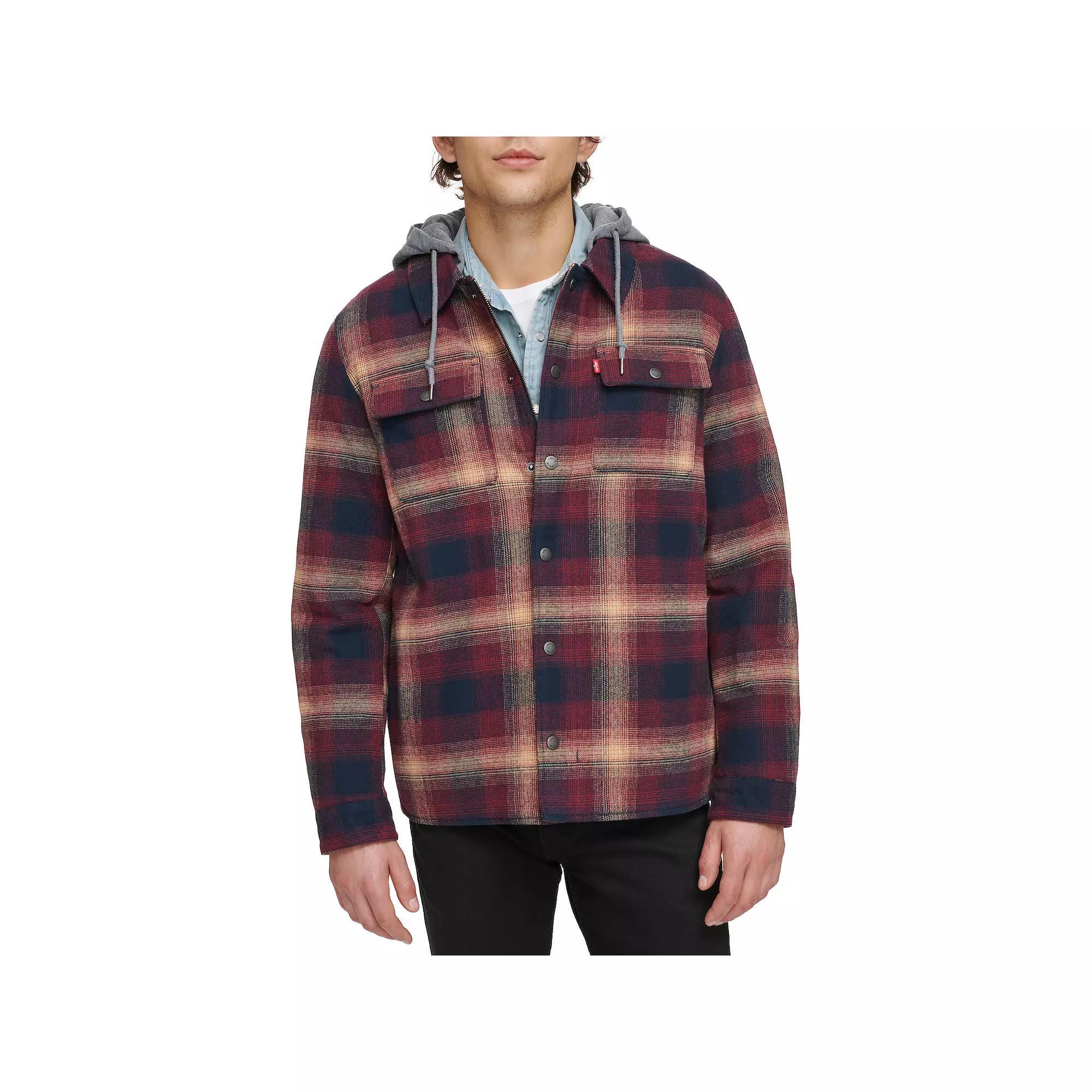 Men's Levi's® Shirt Jacket with Fleece Hood,  Product Image