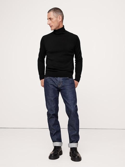 Italian Merino Turtleneck Sweater Product Image