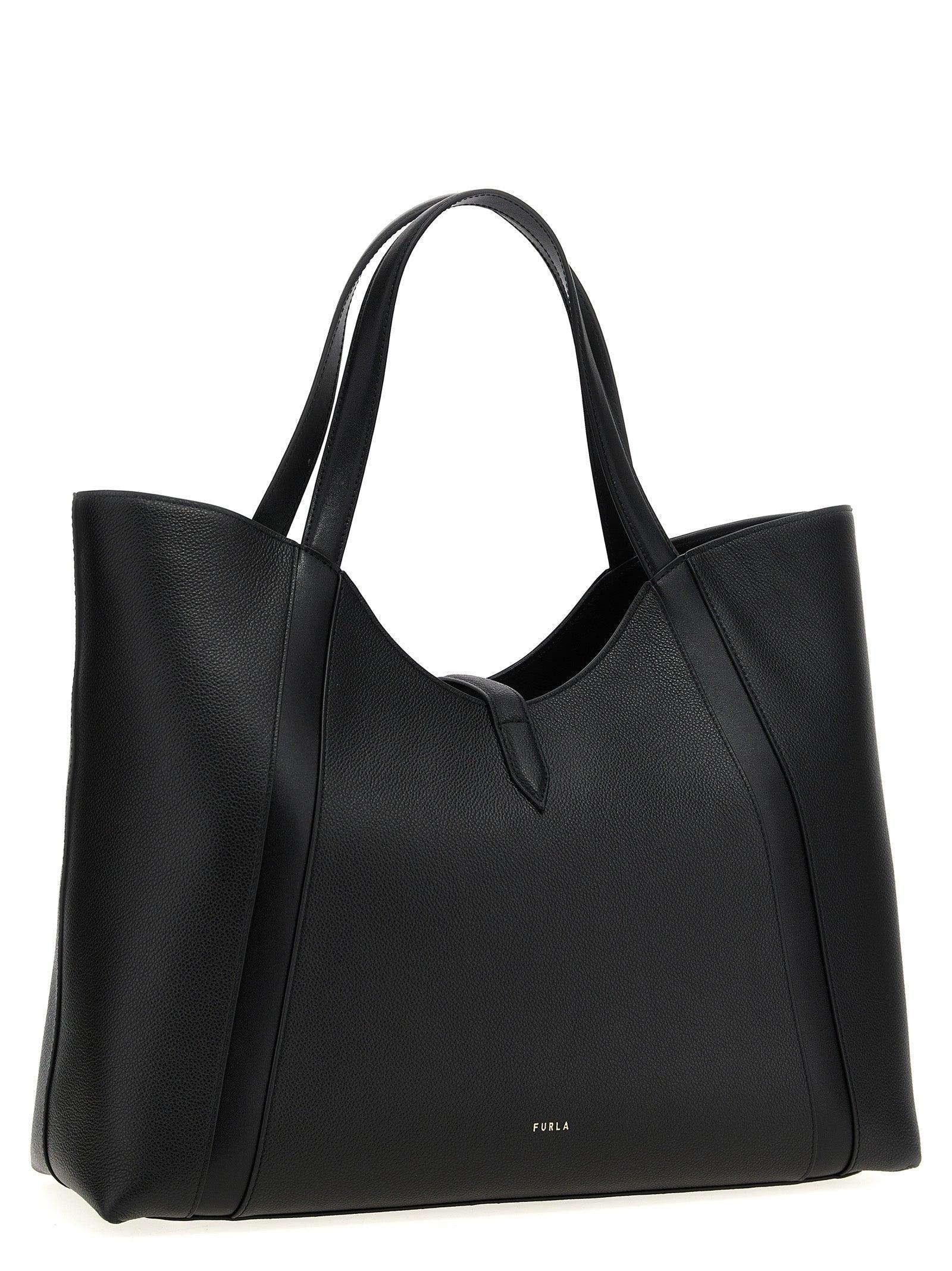 FURLA Goccia Xl Tote Bag Black Product Image