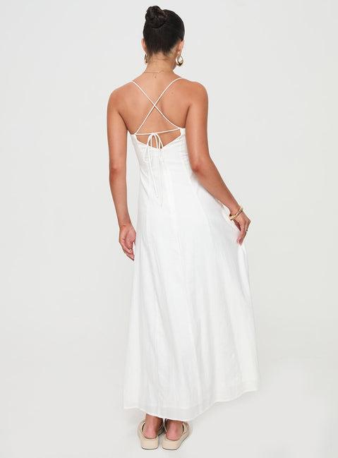 Brightwell Maxi Dress White Product Image