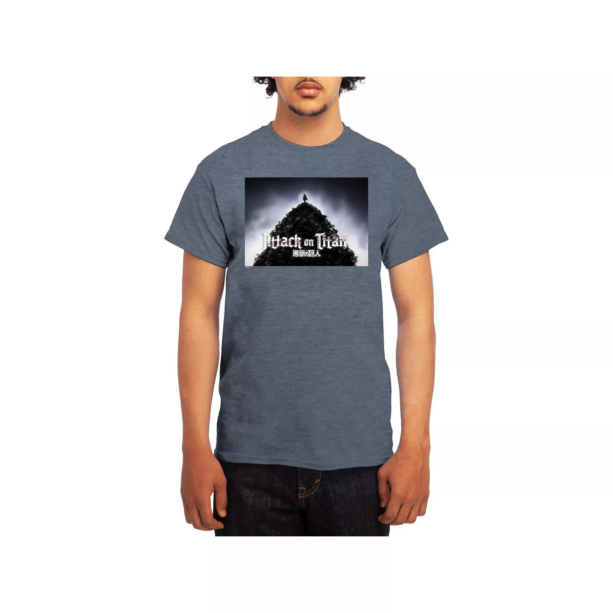 Men's Attack on Titan Tee, Size: Small, Turquoise Product Image