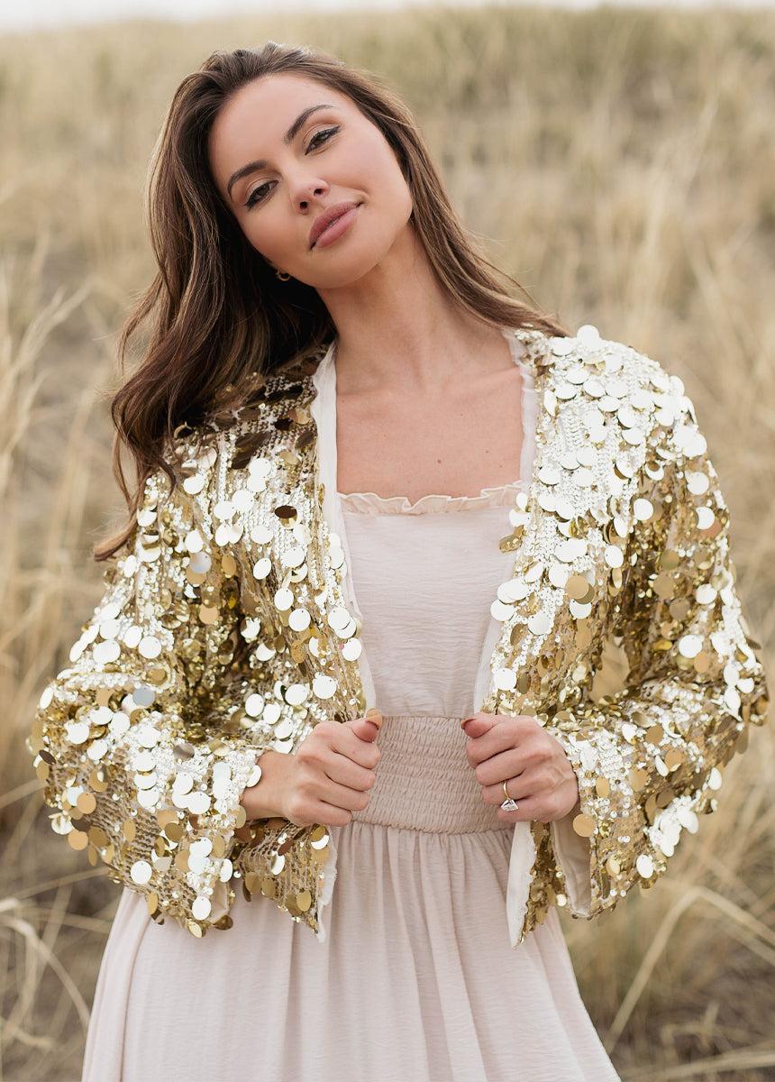 Liv Jacket in Gold Female Product Image