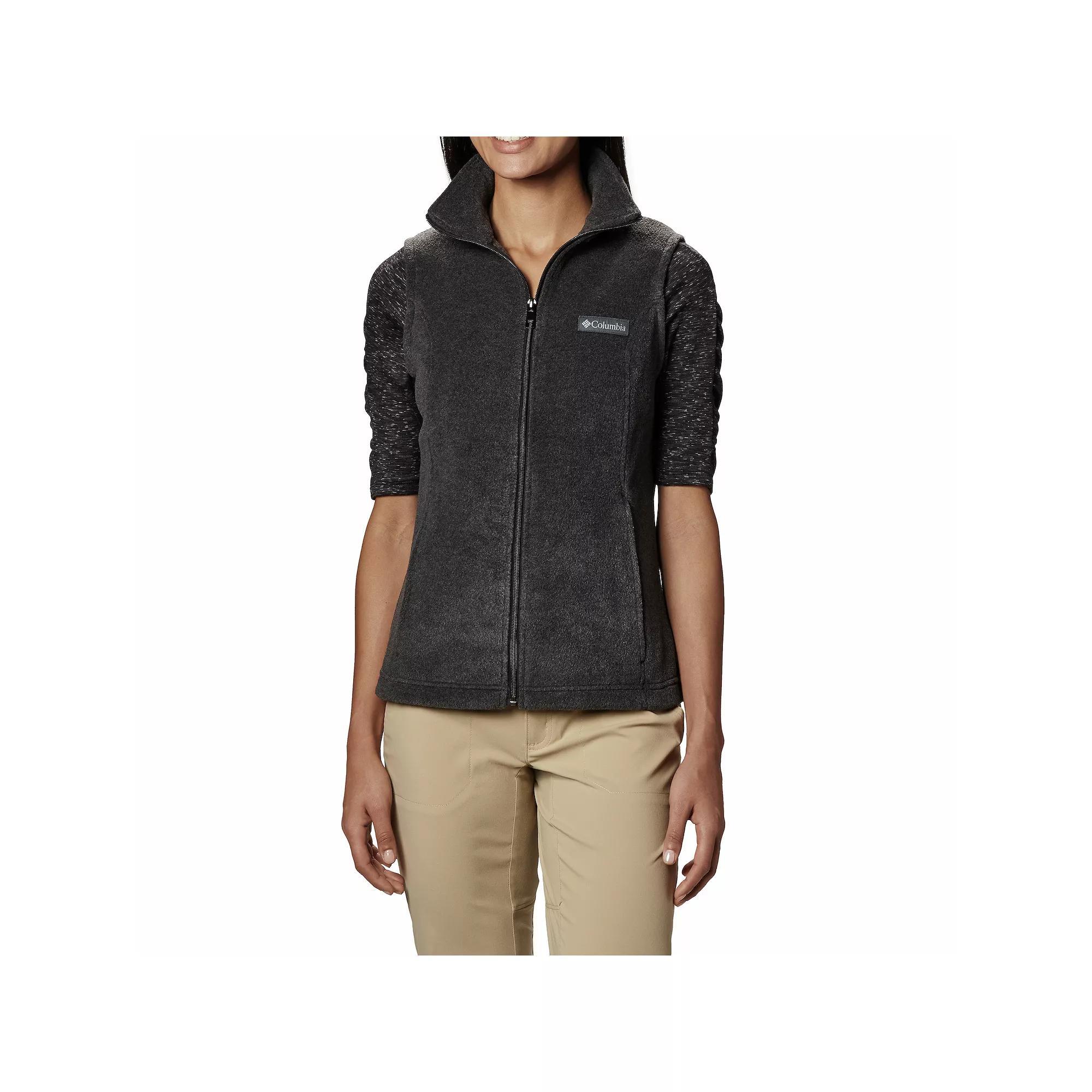 Women's Columbia Benton Springs Vest, Size: Large, Grey Heather Product Image