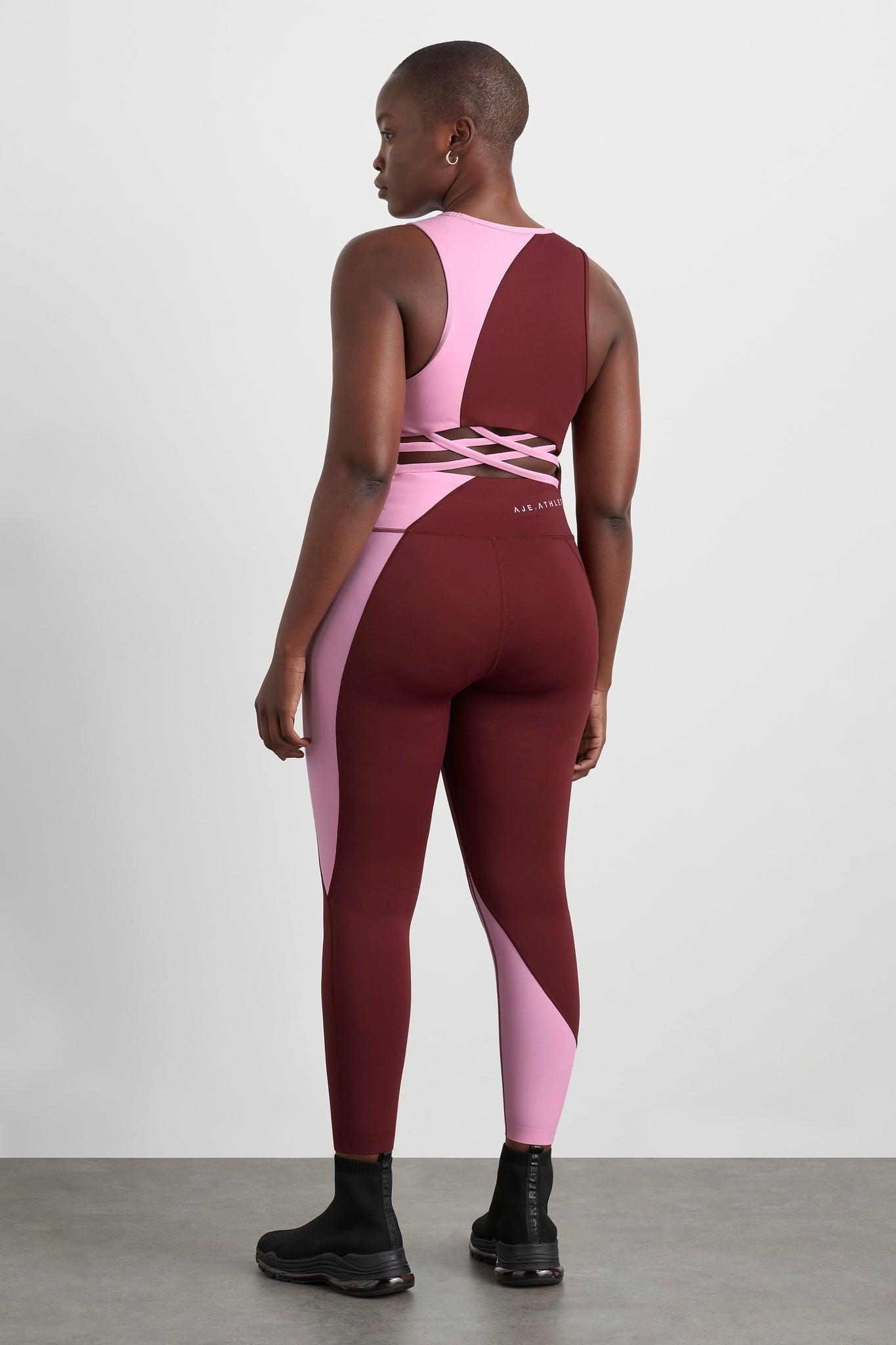 High Rise Colour Block 7/8 Legging 226 Product Image