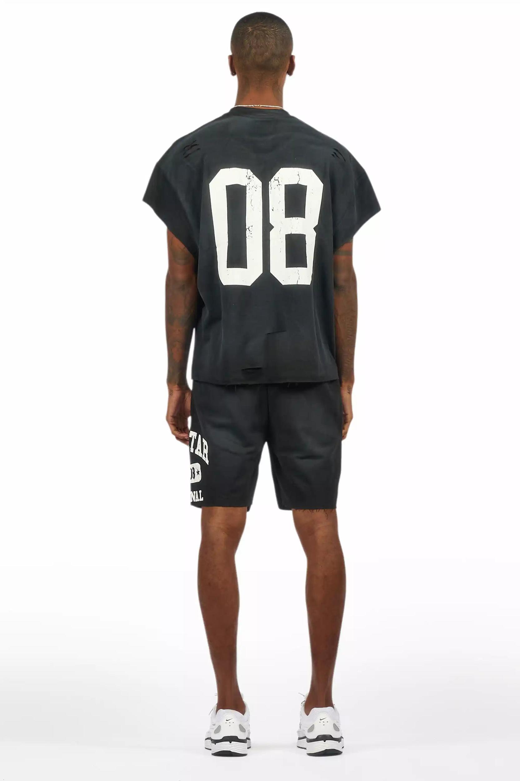 Uppercut Black T-Shirt/Short Set Male Product Image