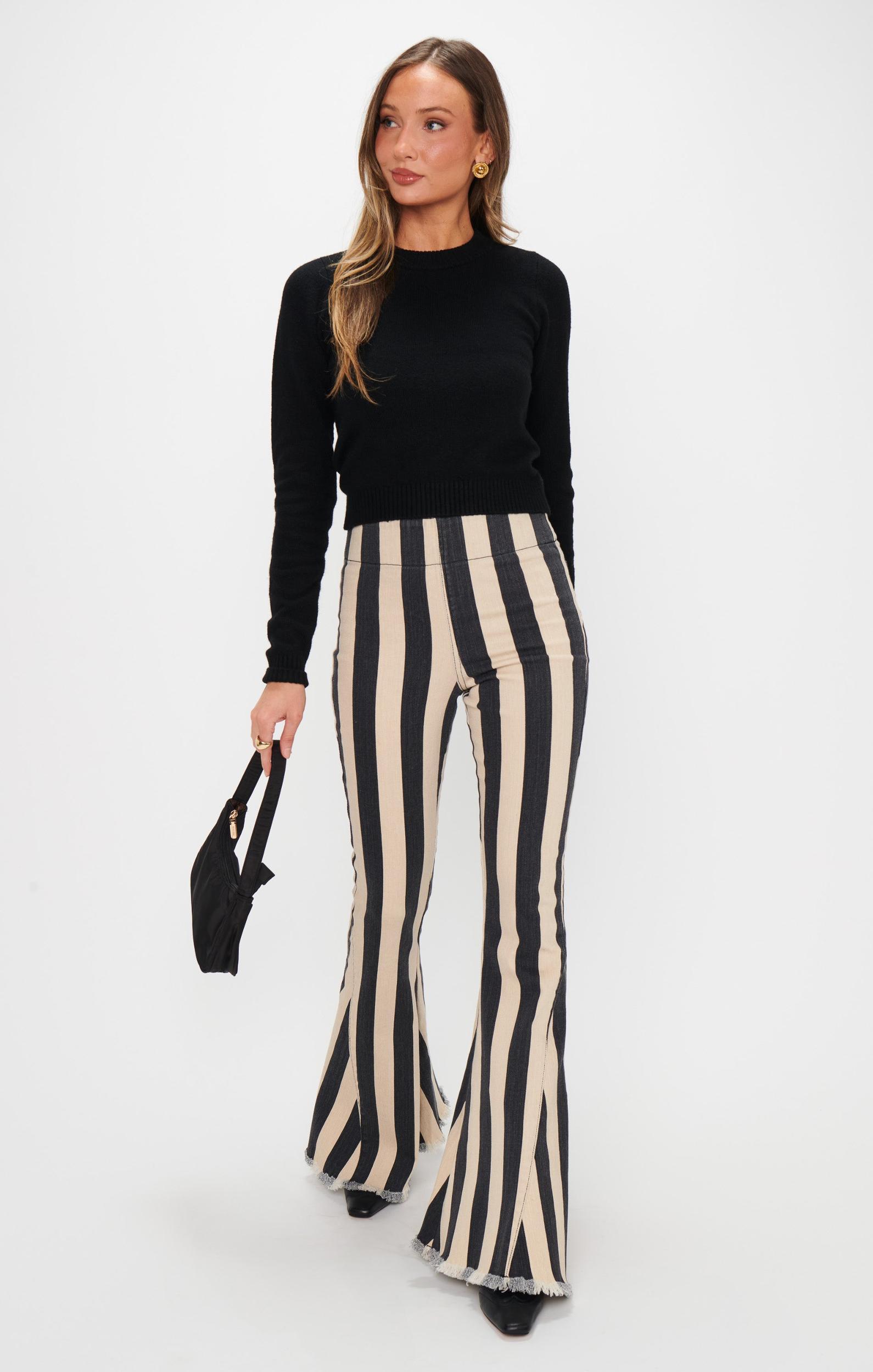 Tuck In Sweater ~ Black Knit Product Image