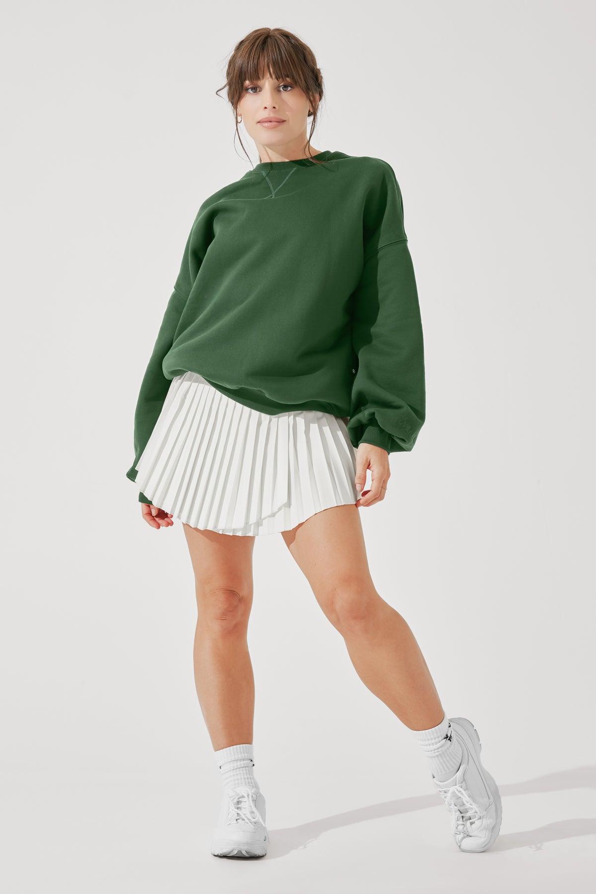 Cloud Crewneck Sweater - Fern Green Product Image