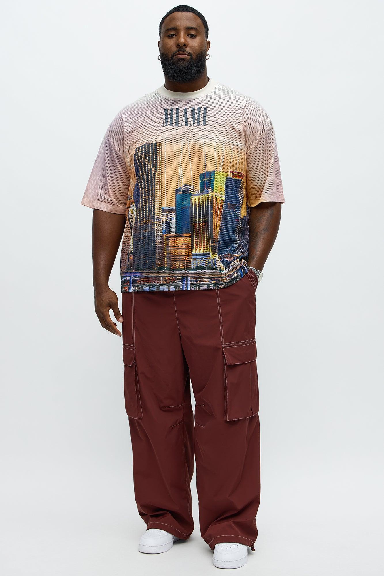 Regular Fit Miami Tshirt - Multi Color Male Product Image