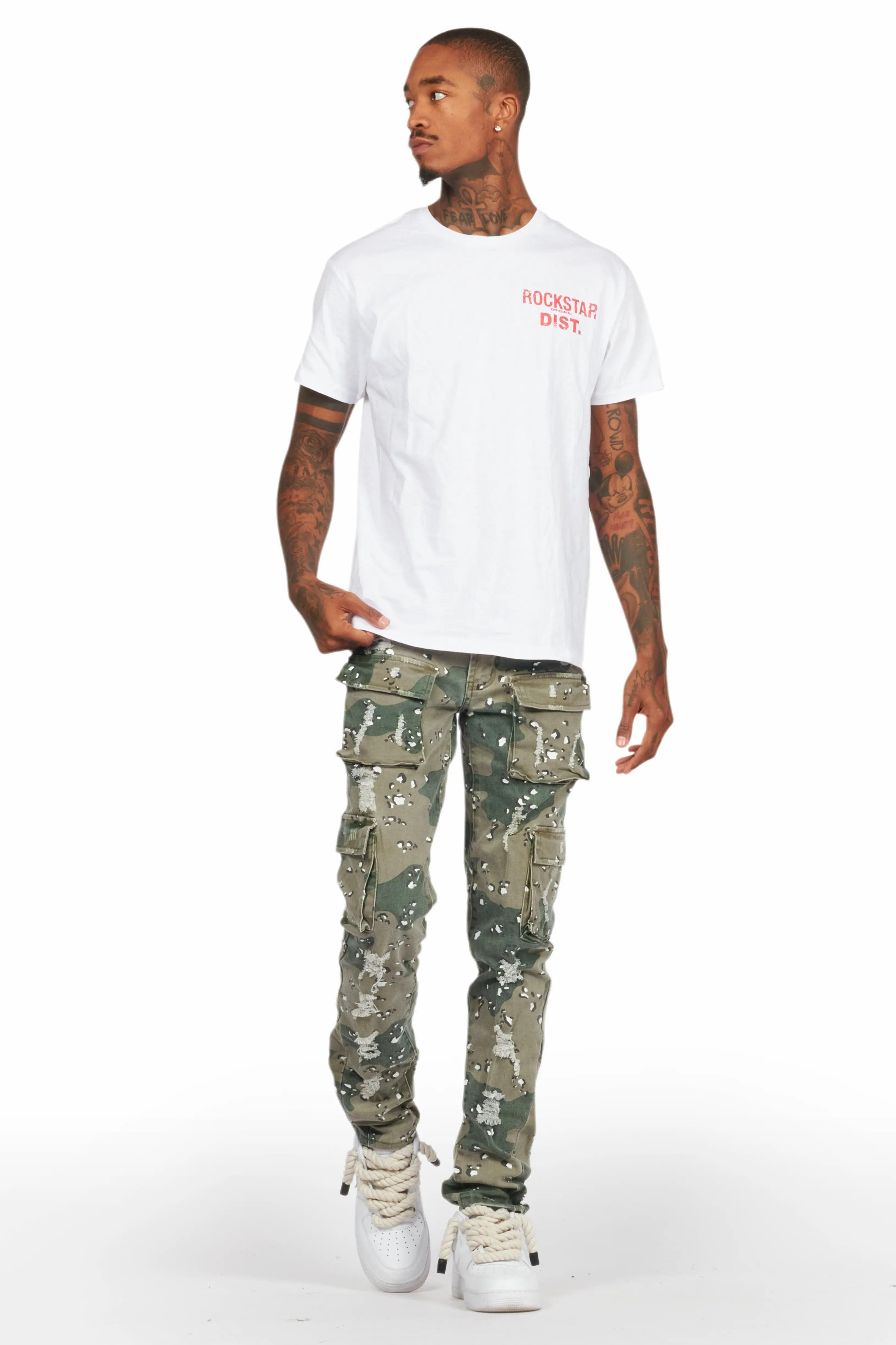 Kade Camo Skinny Fit Jean Male Product Image