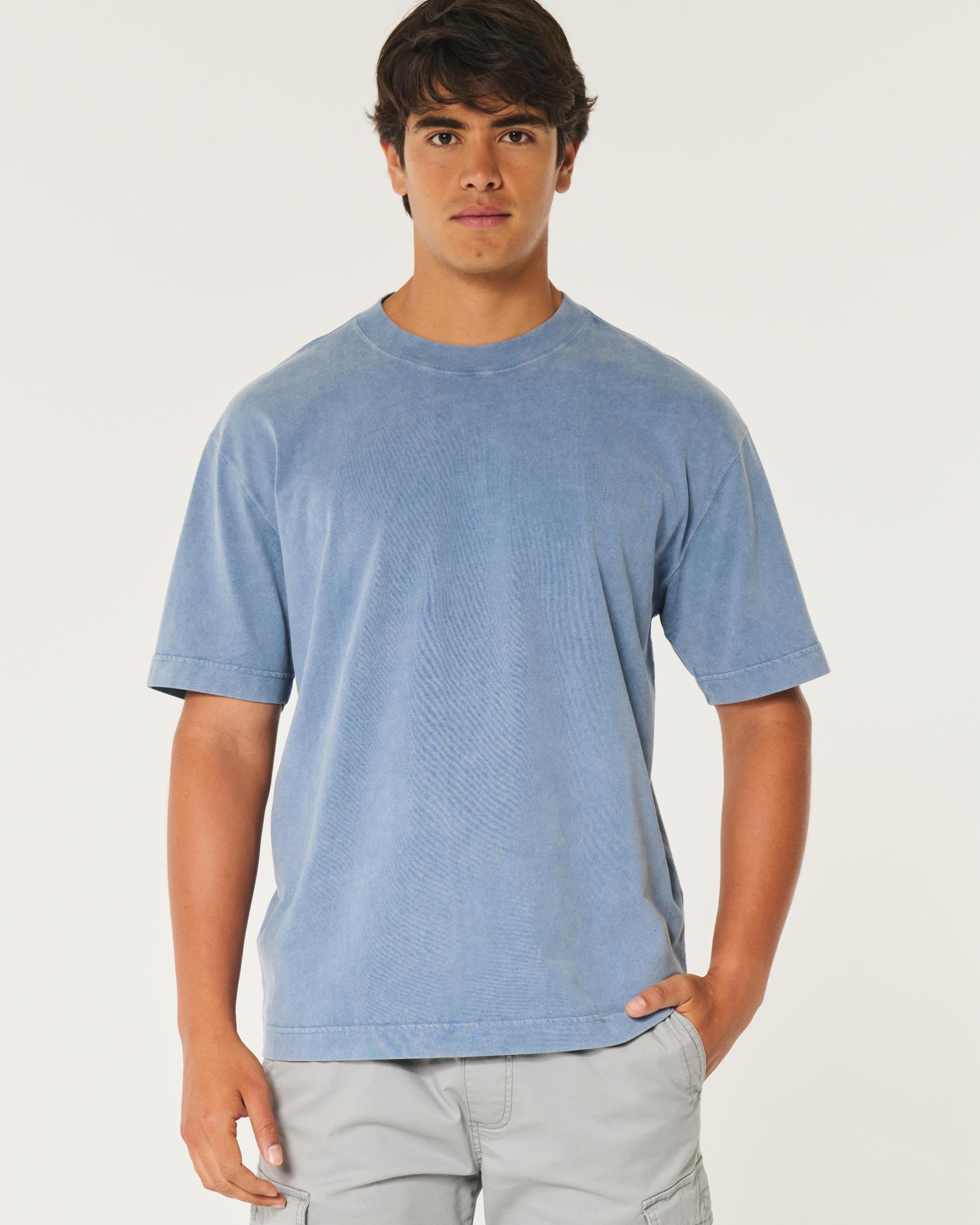 Dalix Mens Lil Smile Heavy Weight Cotton Tee Product Image